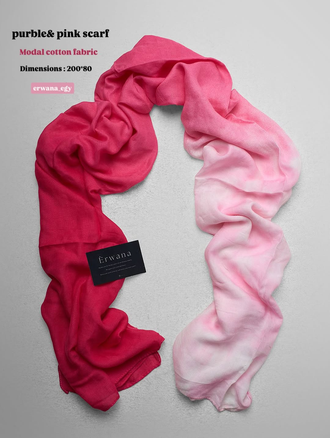 Degradee pink & baby pink