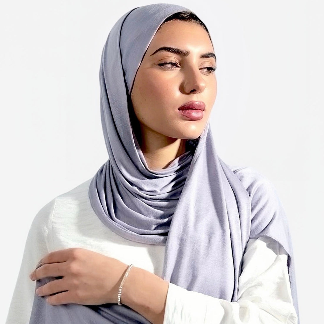 Gel lycra with bandana - silver