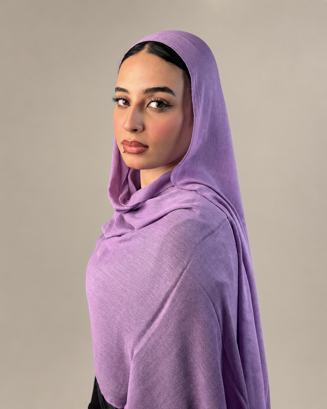 Linen quresha - lavender