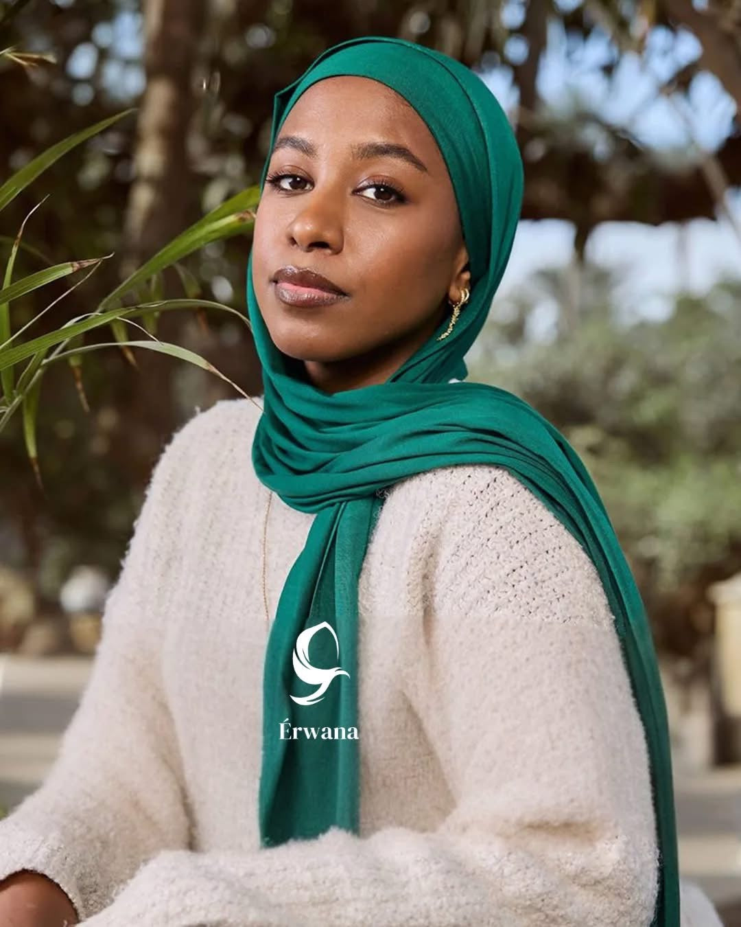 Gel lycra with bandana - green