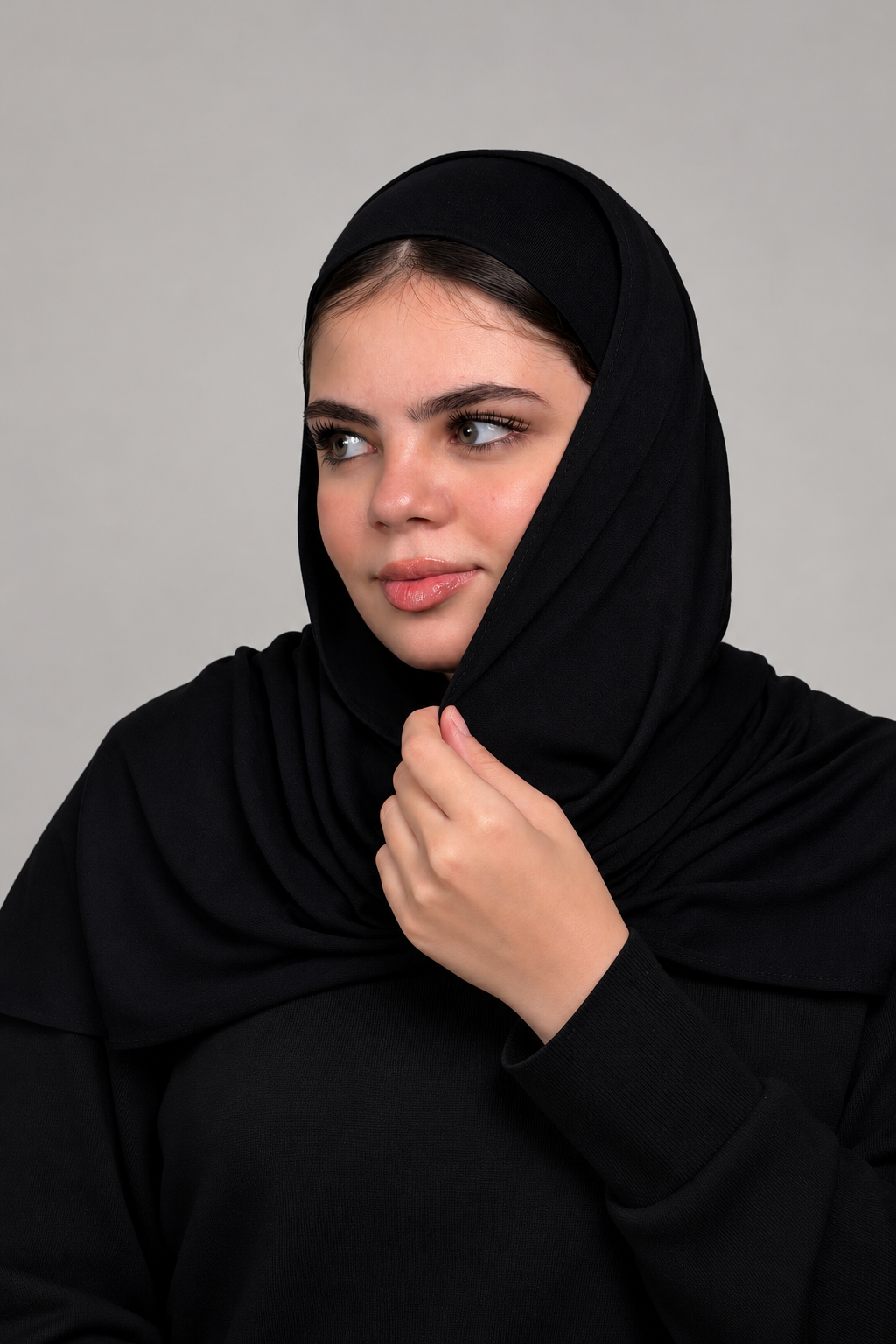Gel lycra with bandana - black
