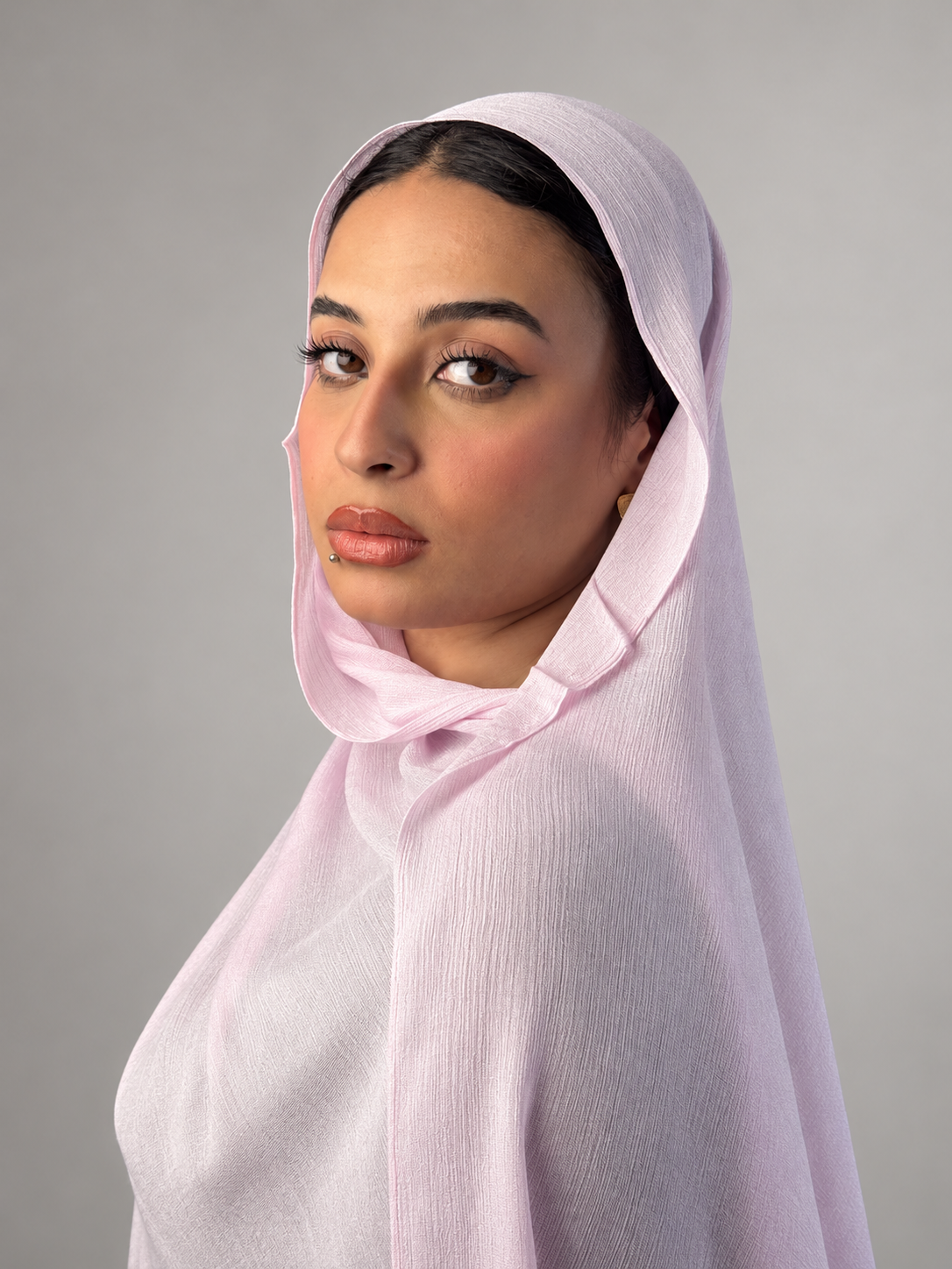 Linen quresha- pink