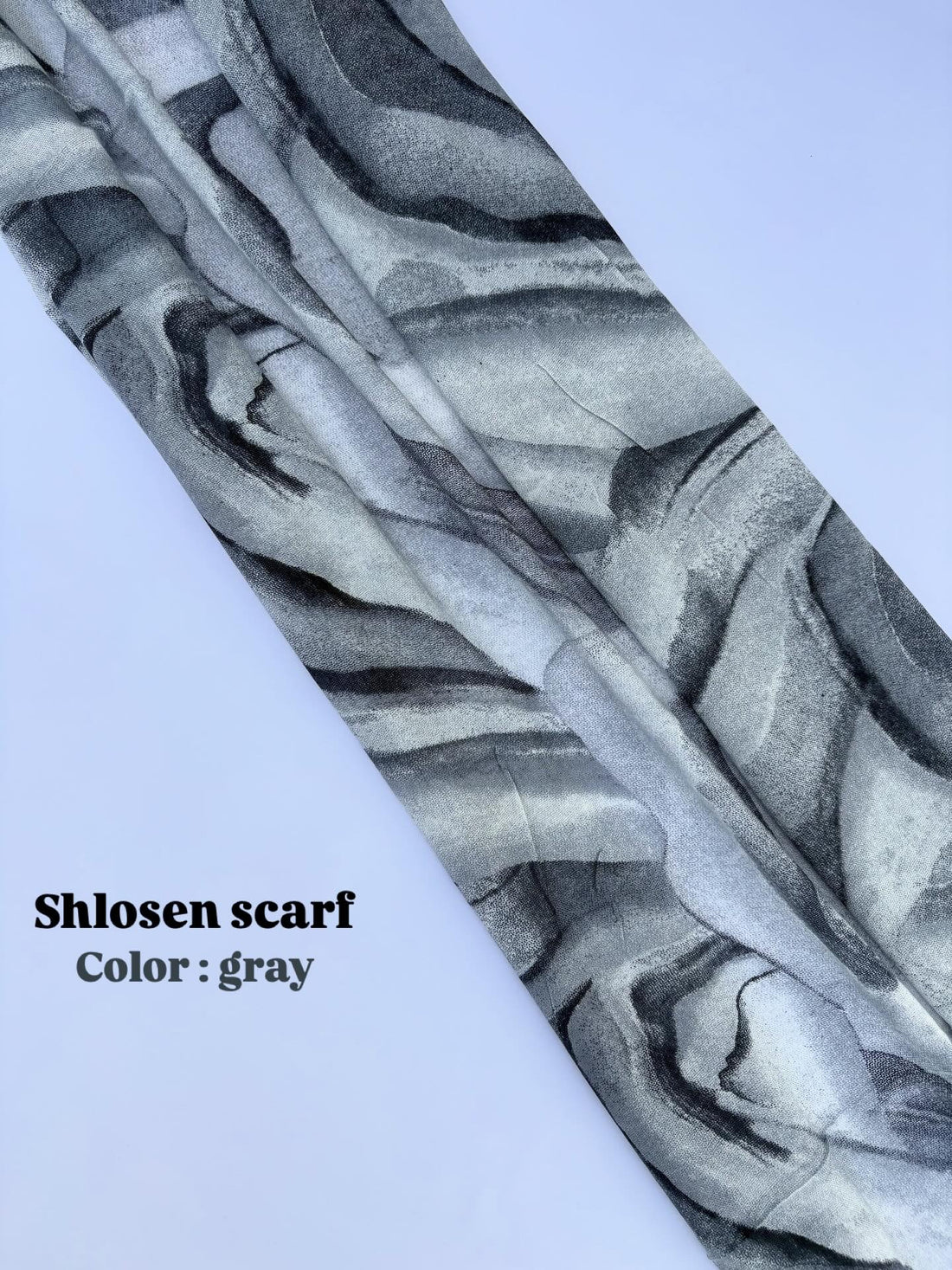 Shlosen scarf - gray