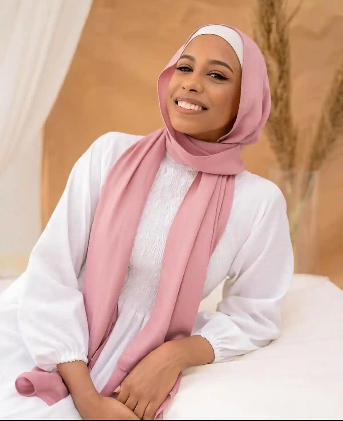 Modal cotton - Dusty pink