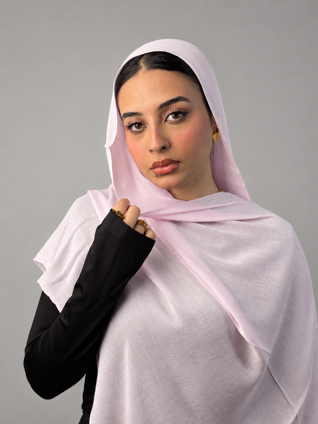 Linen quresha- pink