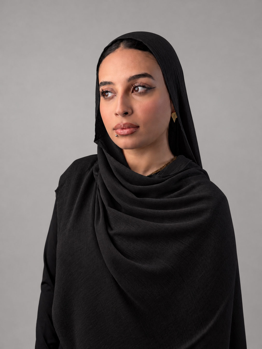 Linen quresha - Black