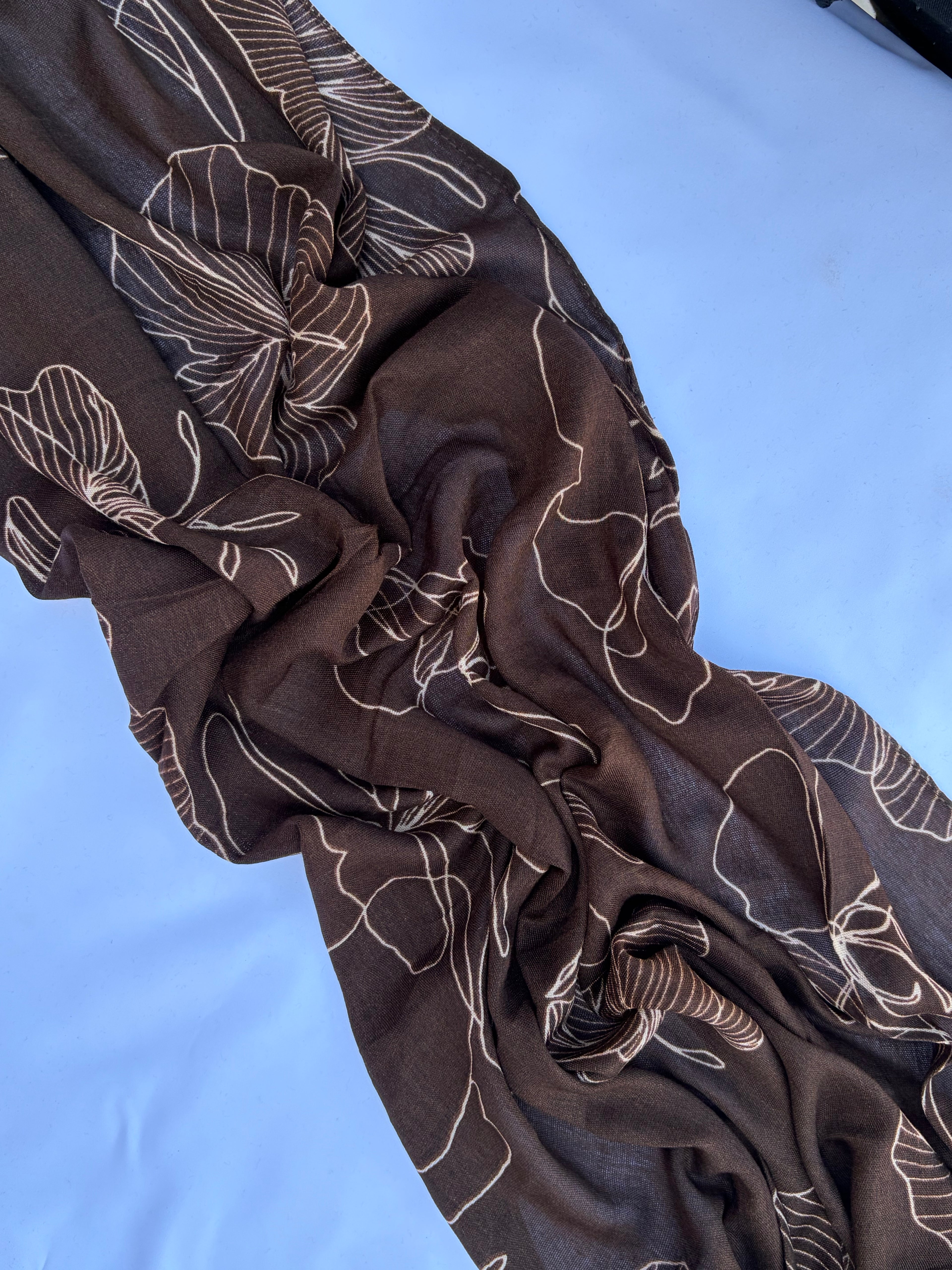 Brown flower paint