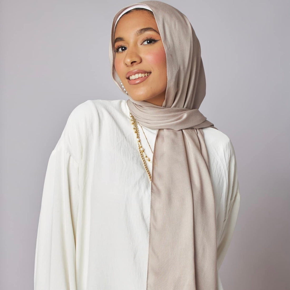 Modal cotton - nude coffee