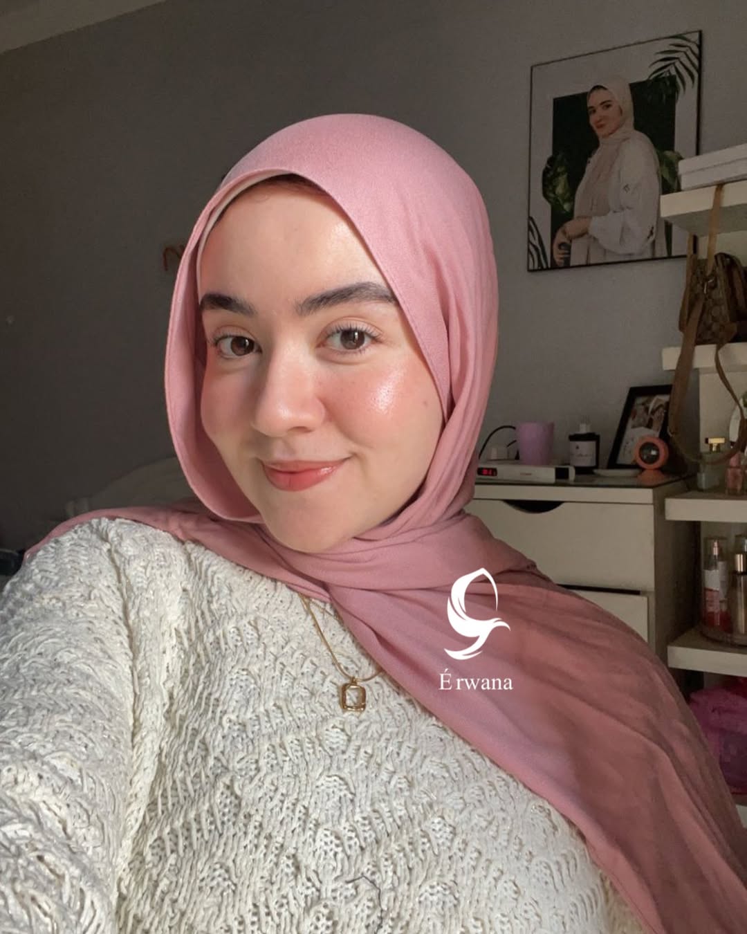 Modal cotton - Dusty pink