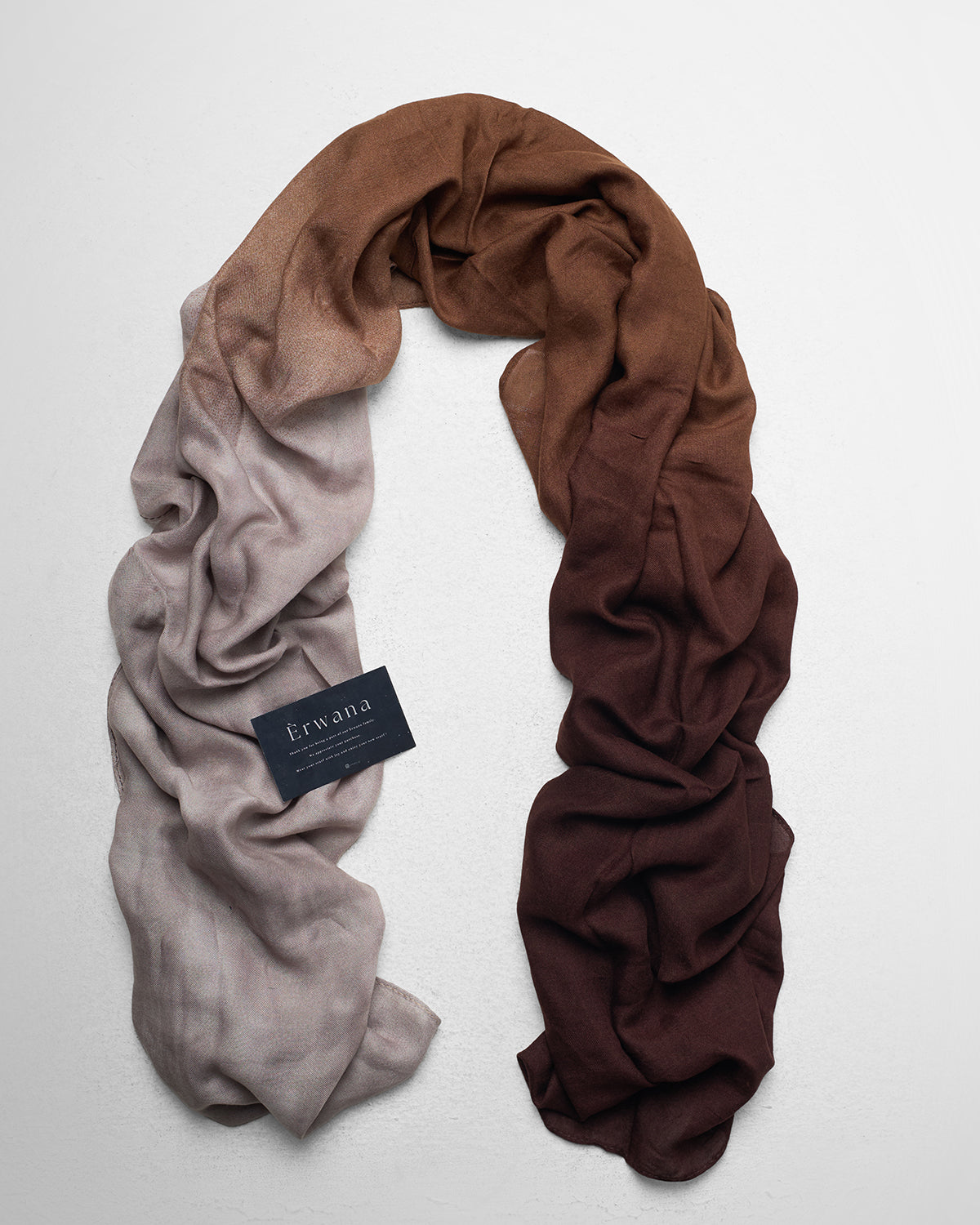 Degradee brown &amp; nude coffee