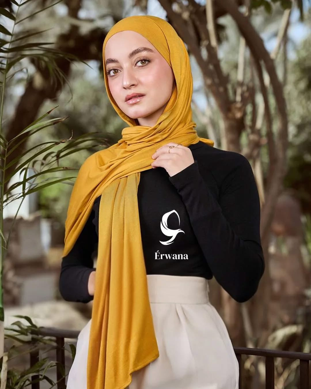 Gel lycra with bandana - mustard