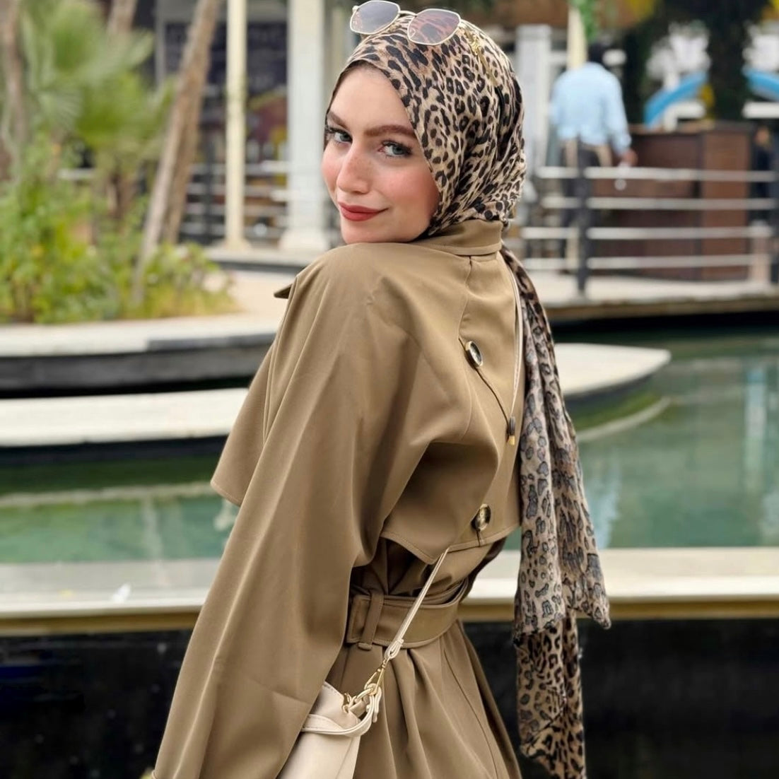 Beige leopard