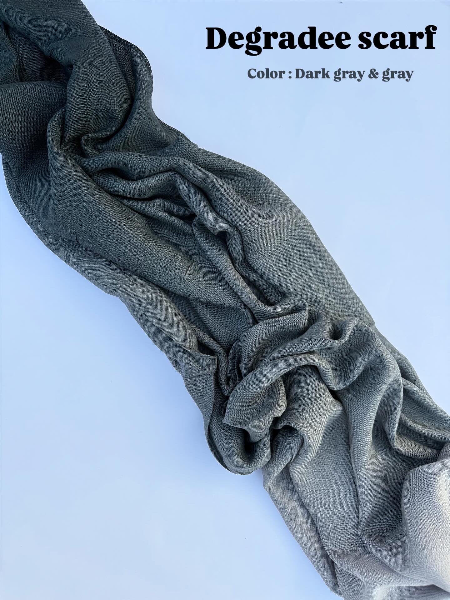 Degradee Dark gray &amp; gray