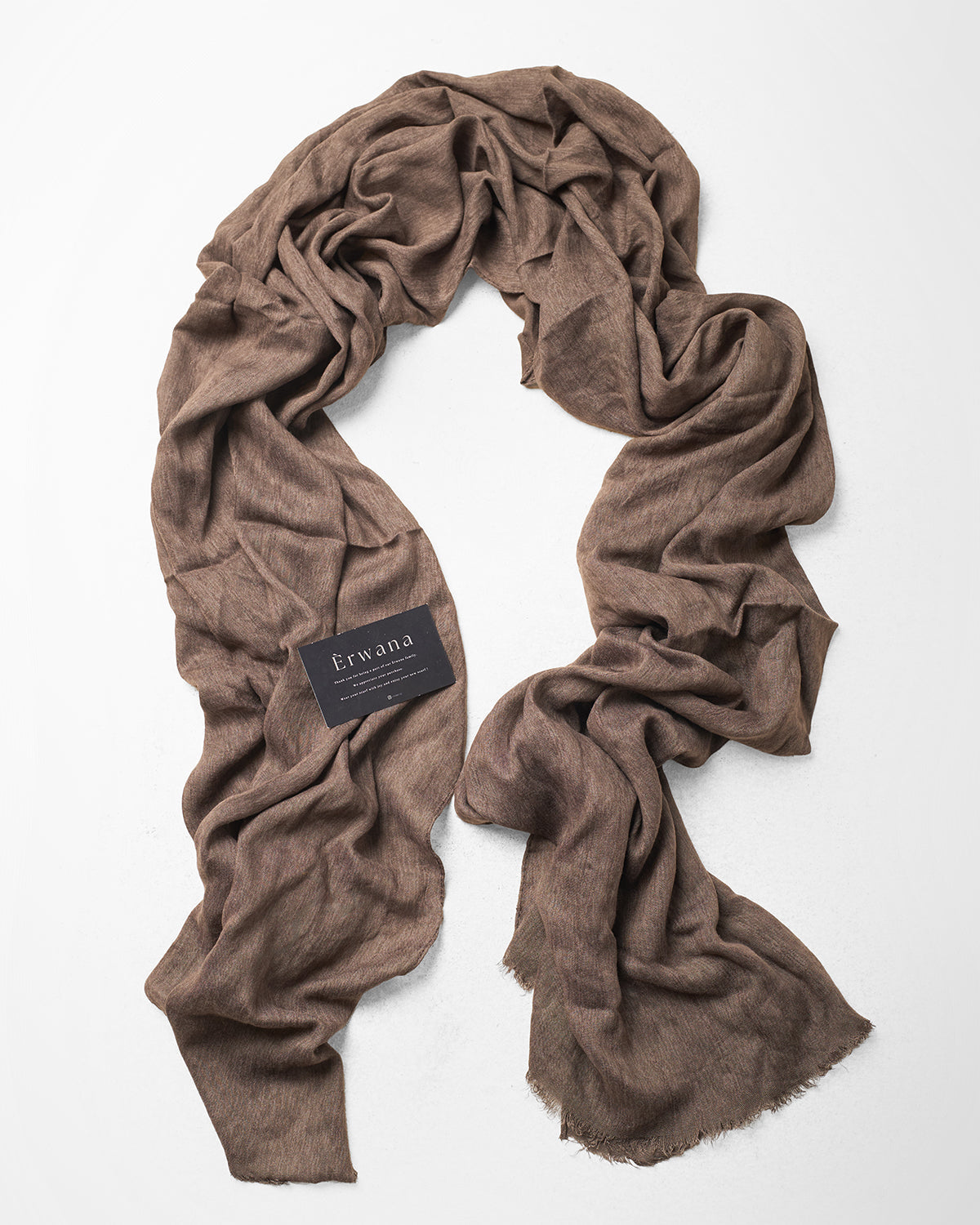 Ruffled egyption -brown