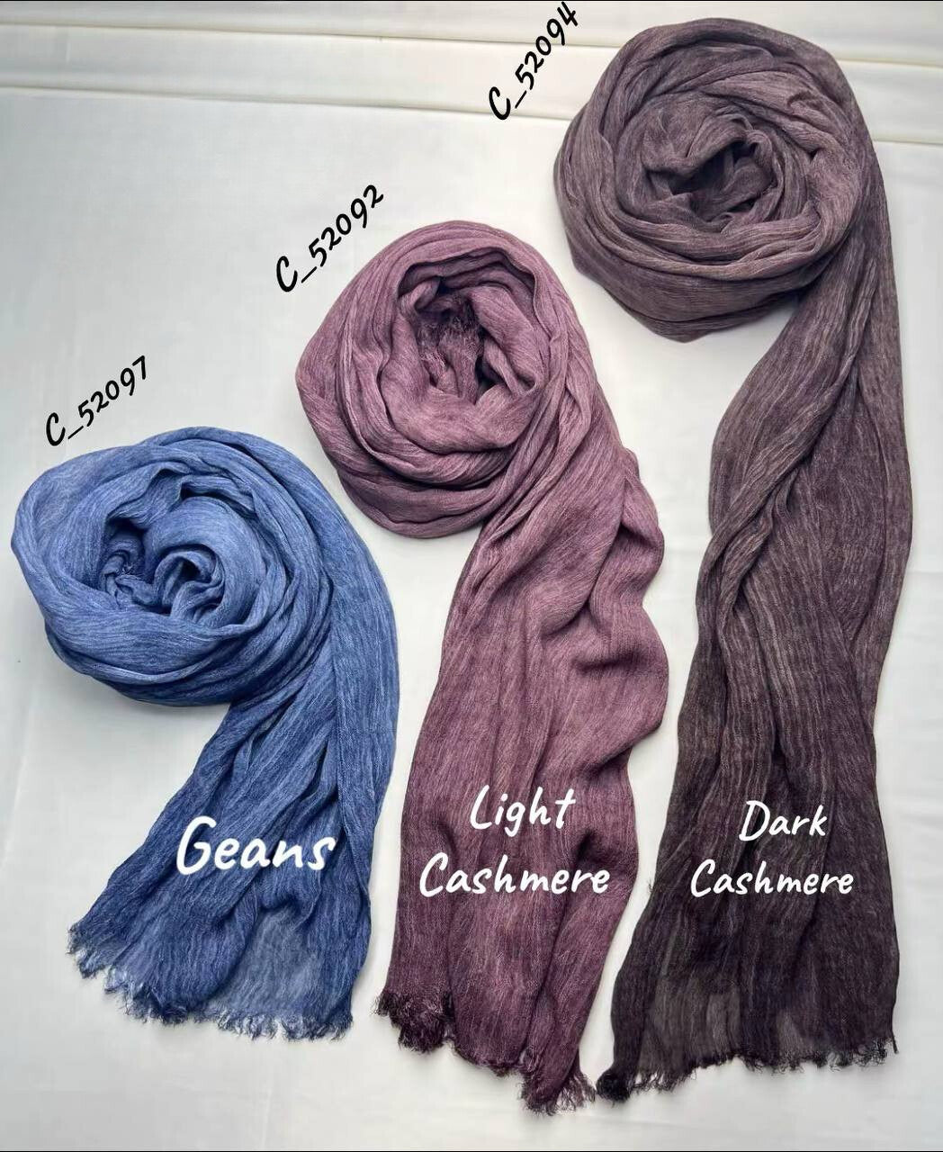 Ruffled- Thailand ( light cashmere)