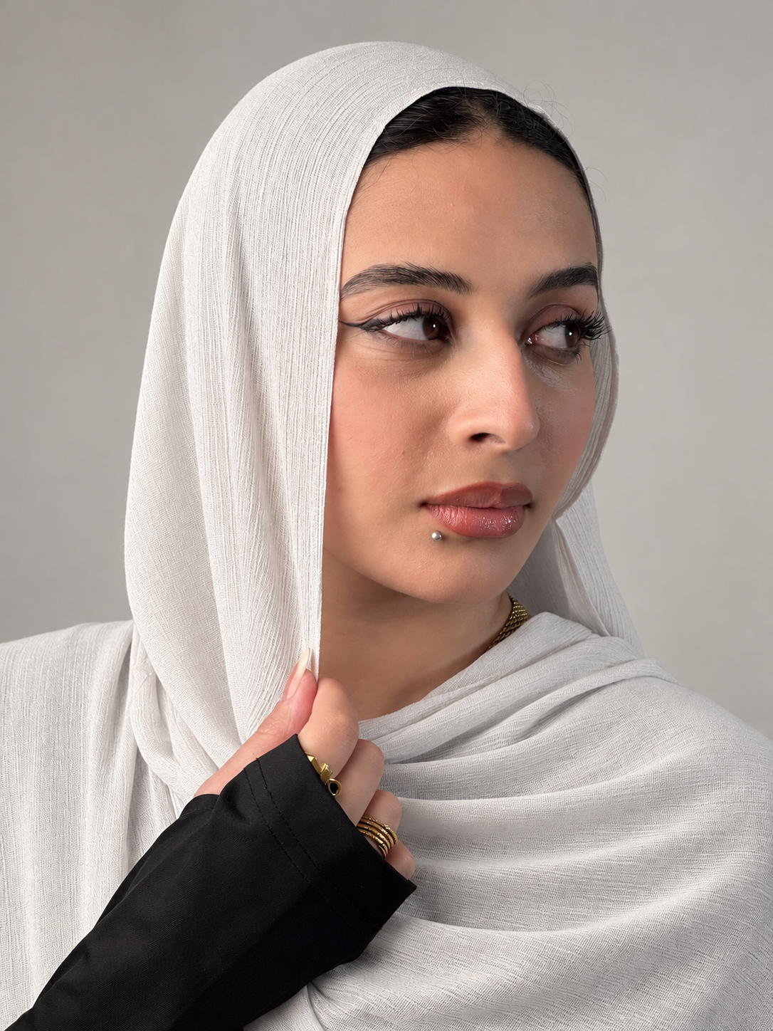 Linen quresha-light gray