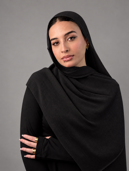 Linen quresha - Black