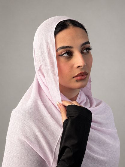 Linen quresha- pink