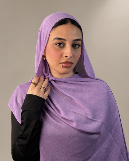 Linen quresha - lavender