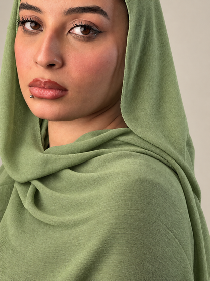 Linen quresha - pistachio