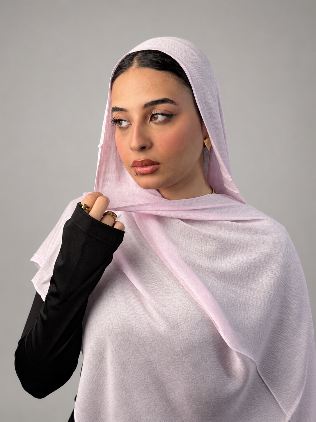 Linen quresha- pink