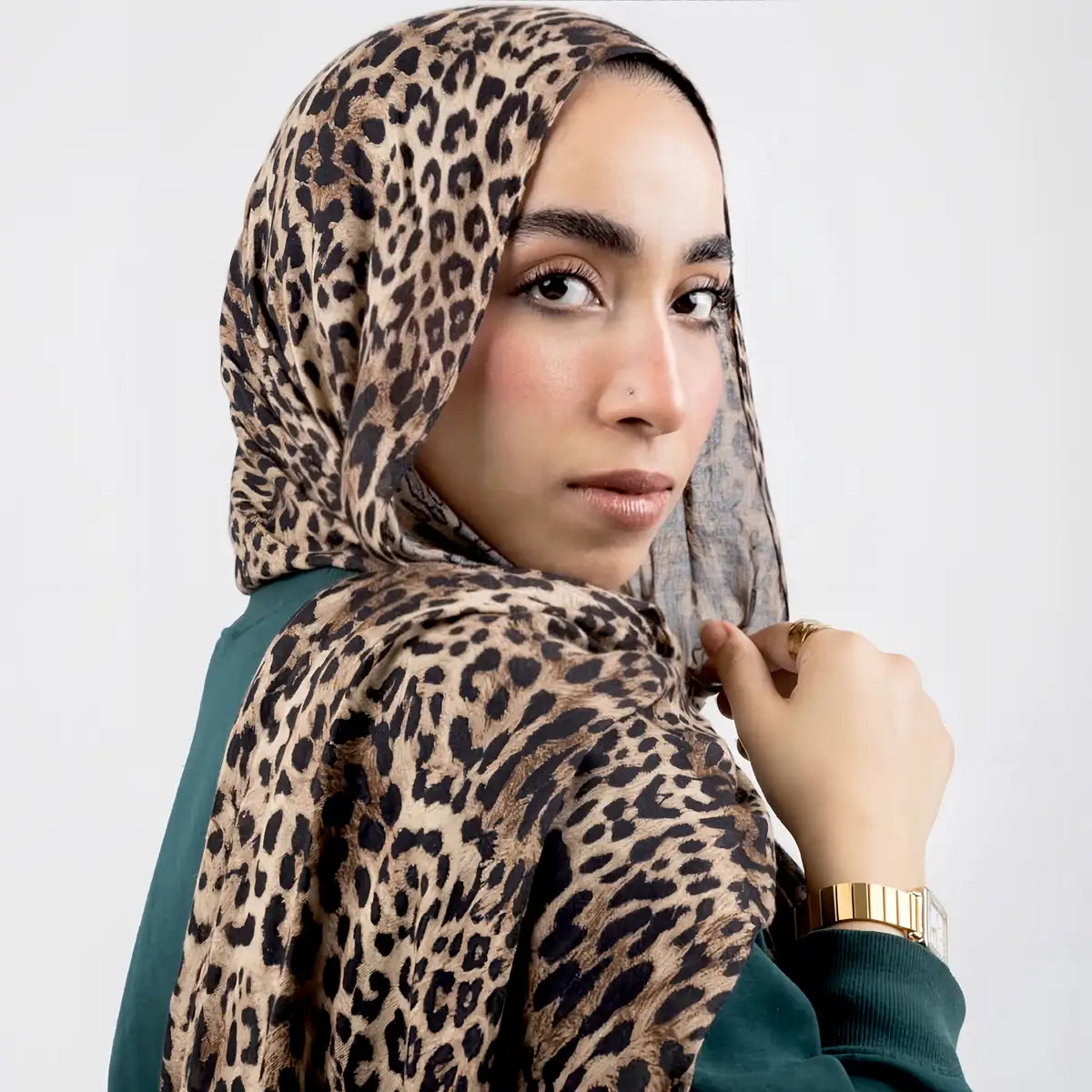 Beige leopard