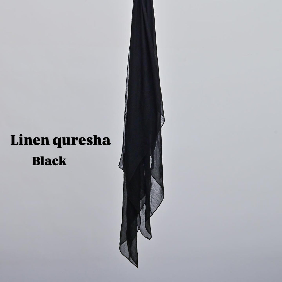 Linen quresha ( Black )