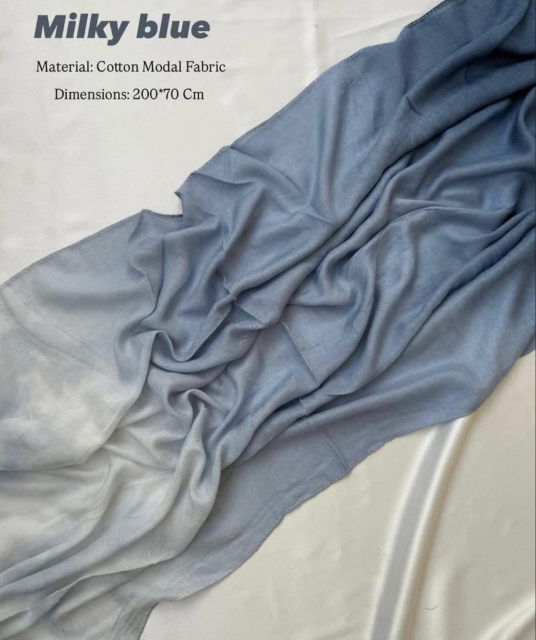 Degradee blue &amp; baby blue