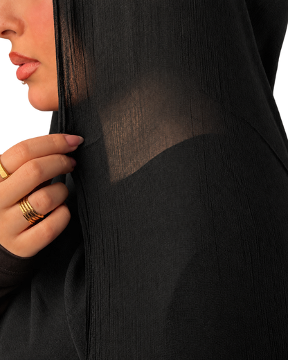 Linen quresha - Black