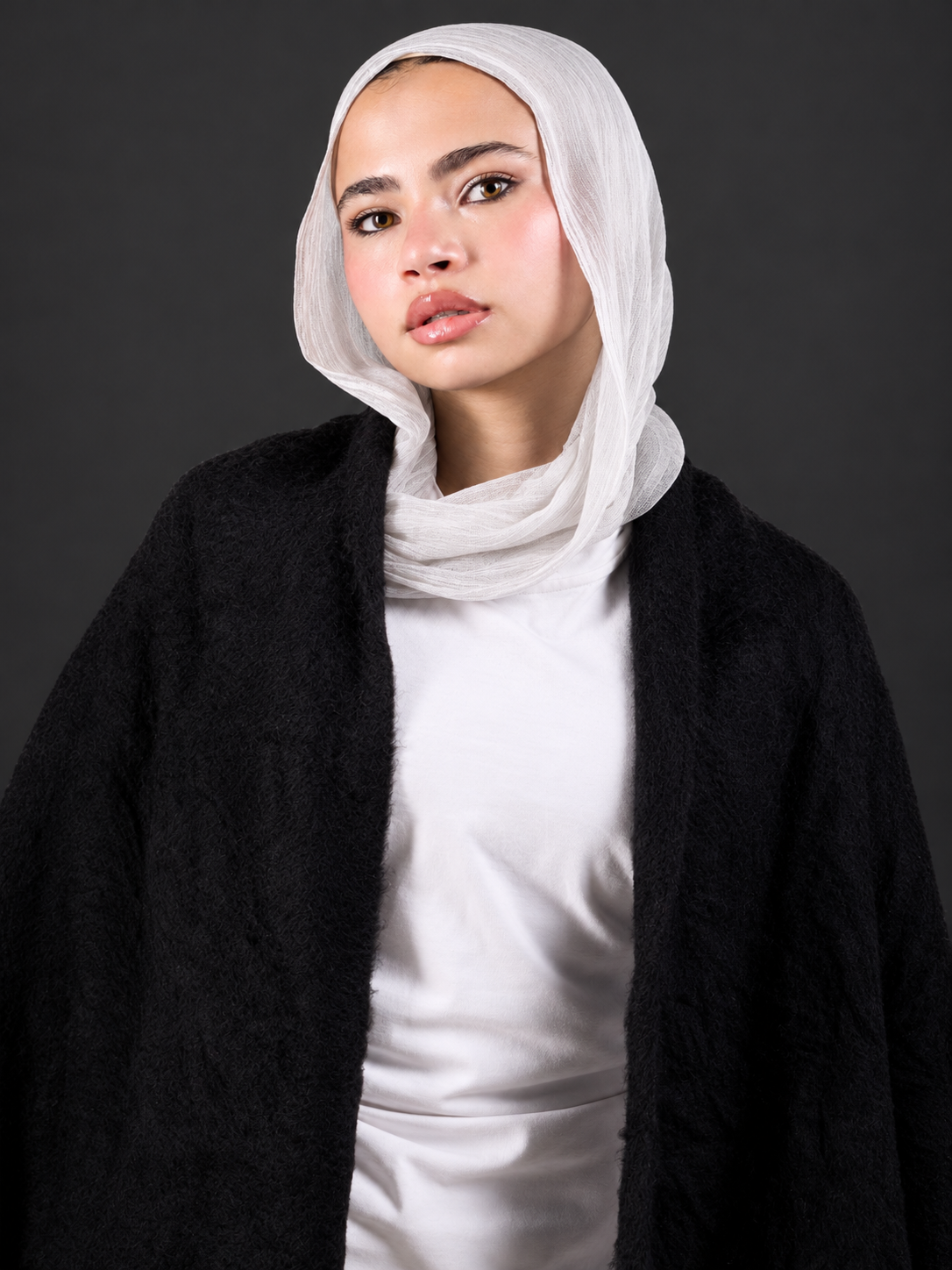 Winter Shawl black