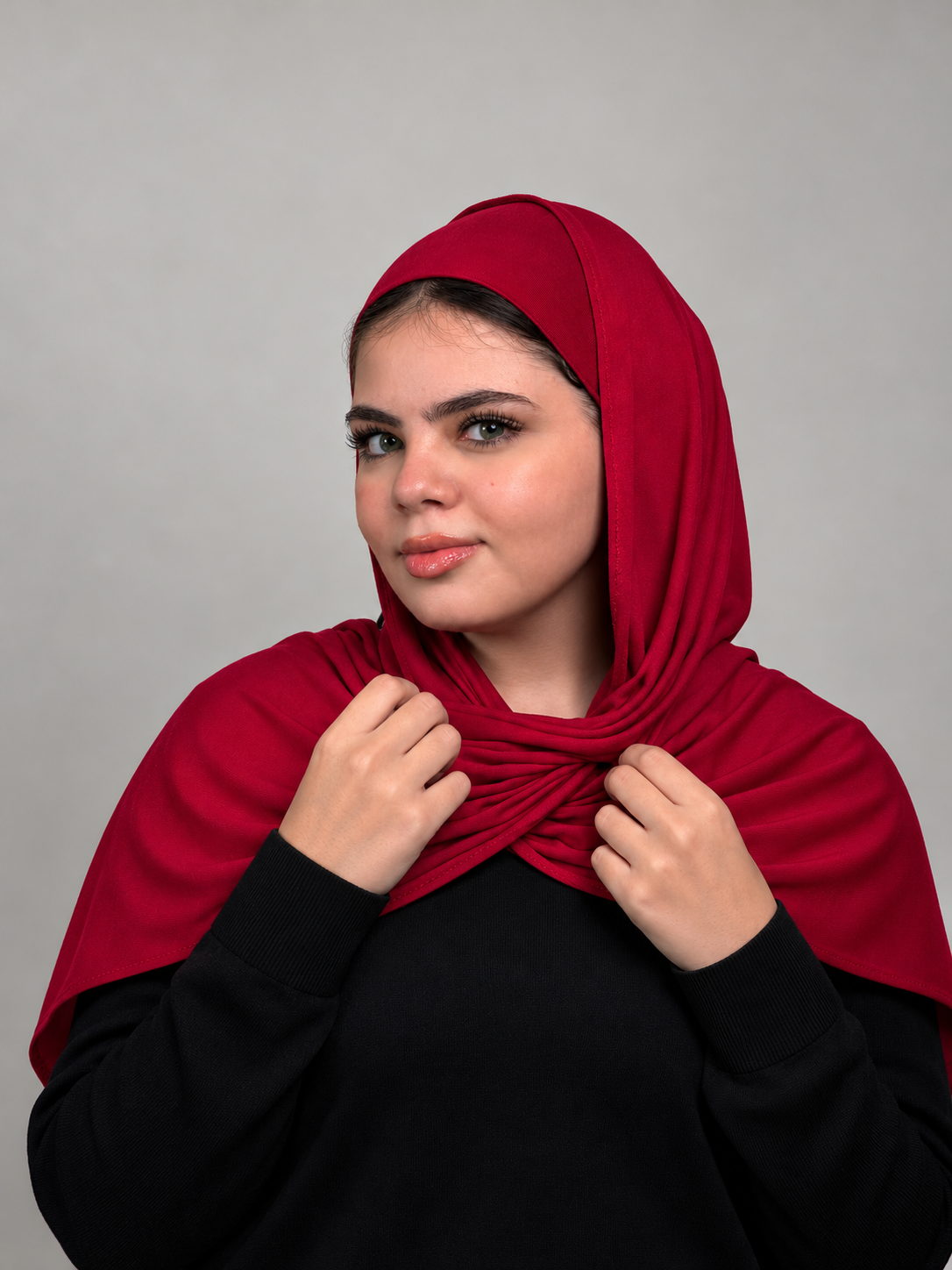 Gel lycra with bandana - pomegranate
